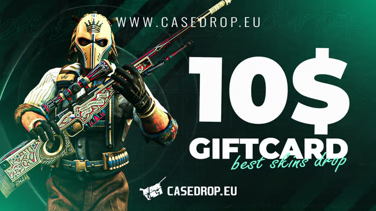 Casedrop.eu Δωροκάρτα 10 USD P-Card CD Key