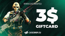 Casedrop.eu Δωροκάρτα 3 USD P-Card CD Key