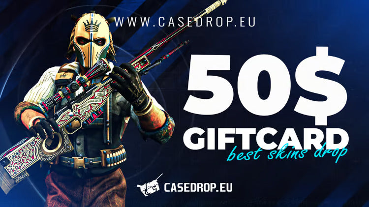 Casedrop.eu Δωροκάρτα 50 USD P-Card CD Key