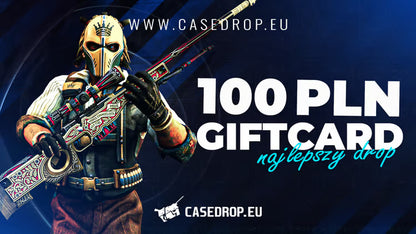 Κάρτα δώρου Casedrop.eu 100 PLN CD Key