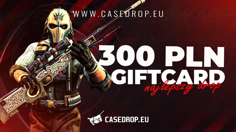 Κάρτα δώρου Casedrop.eu 300 PLN CD Key