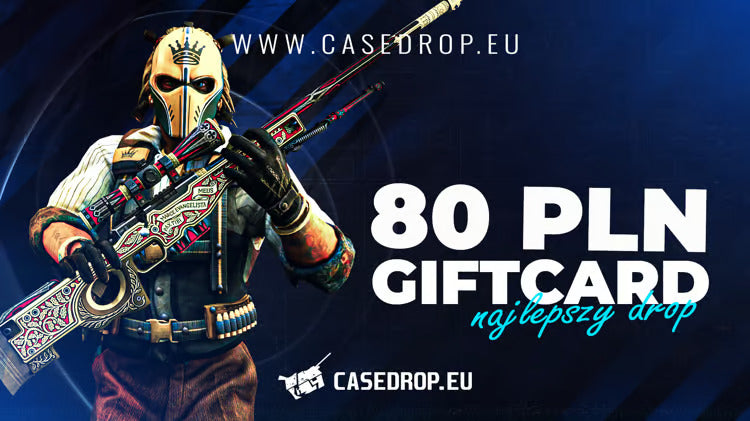 Κάρτα δώρου Casedrop.eu 80 PLN CD Key