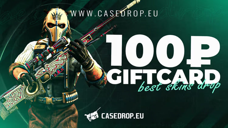 Casedrop.eu Δωροκάρτα 100 RUB CD Key