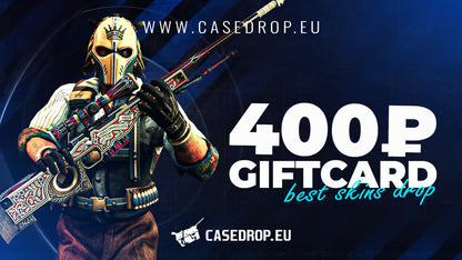 Casedrop.eu Δωροκάρτα 400 RUB P-Card CD Key