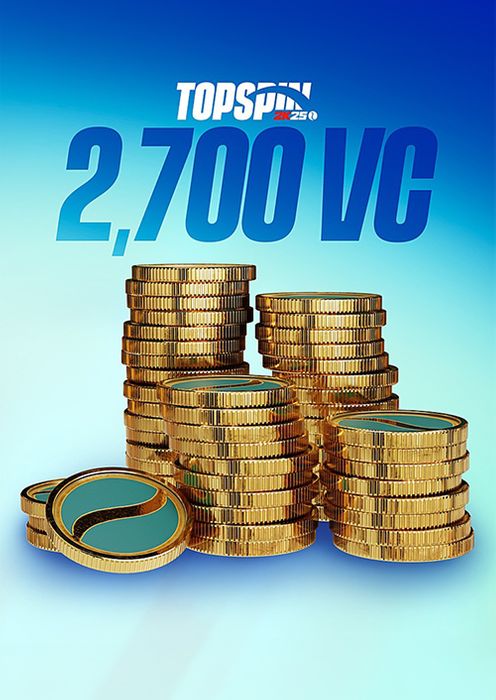 TopSpin 2K25 - Πακέτο εικονικού νομίσματος 2.700 XBOX One/Σειρά CD Key