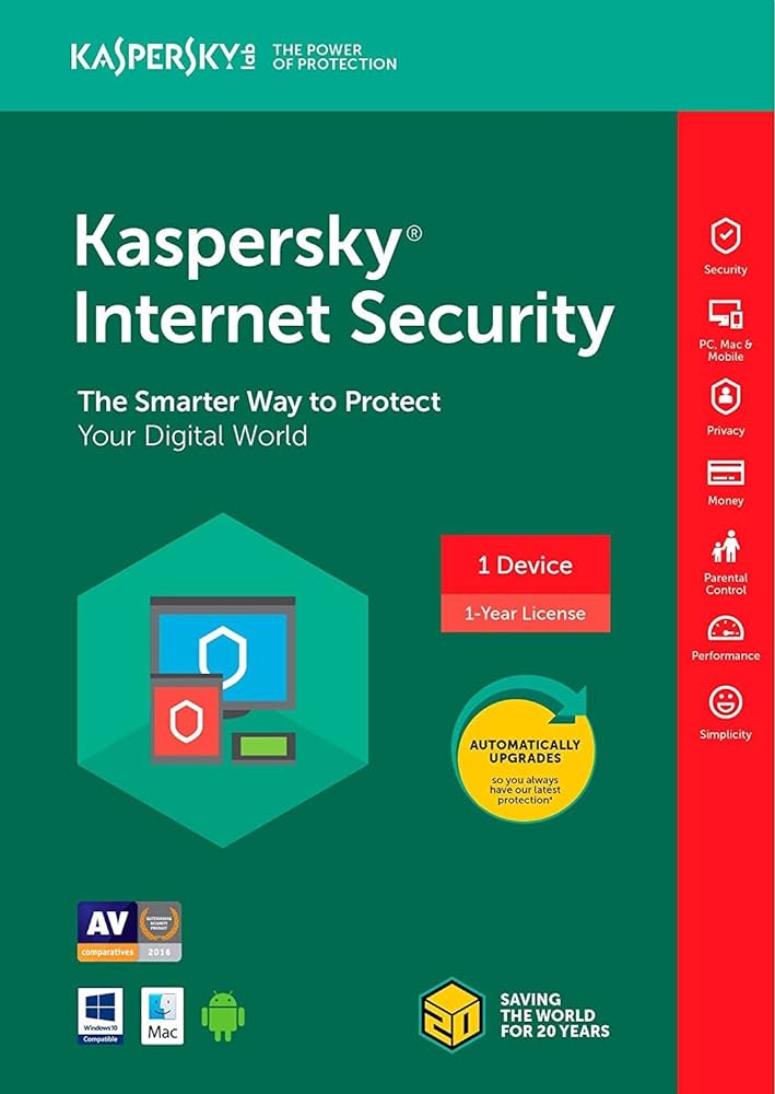 Kaspersky Internet Security 2024 EU Key (2 χρόνια / 1 συσκευή)