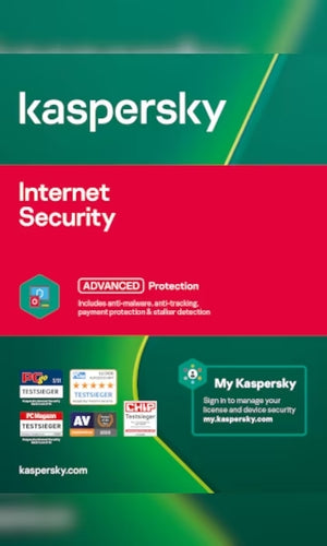 Kaspersky Internet Security 2023 Key (1 έτος / 1 συσκευή)
