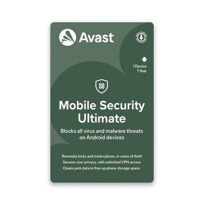 Avast Ultimate Mobile Security Premium για Android 2024 Key (1 έτος / 1 συσκευή)