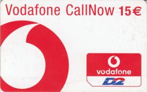 Vodafone D2 CallNow €15 Κωδικός DE