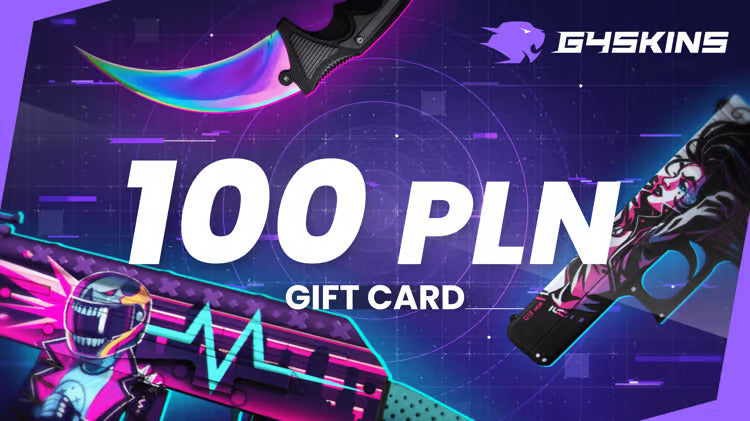 Δωροκάρτα G4Skins.com 100 PLN P-Card