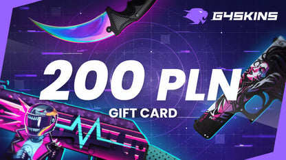 Δωροκάρτα G4Skins.com 200 PLN P-Card CD Key