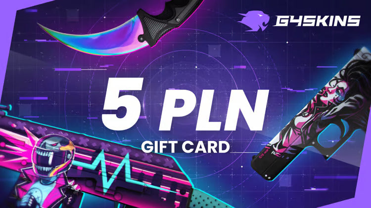 Δωροκάρτα G4Skins.com 5 PLN P-Card CD Key