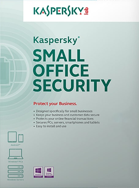 Kaspersky Small Office Security (5 υπολογιστές / 1 διακομιστής / 5 κινητά / 1 έτος)