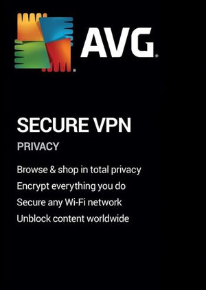 AVG Secure VPN Key (1 έτος / 1 PC)