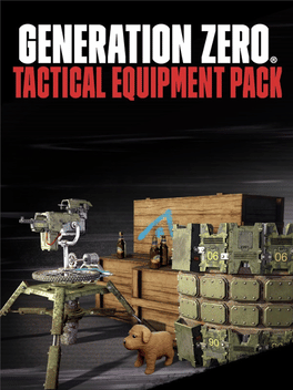 Generation Zero - Πακέτο τακτικού εξοπλισμού DLC Steam CD Key