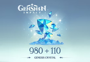 Genshin Impact - 980 + 110 κρύσταλλοι γένεσης κουπόνι Reidos