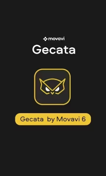 Gecata by Movavi 6 - Λογισμικό ροής και εγγραφής παιχνιδιών CD Key (Δια βίου / 1 PC)