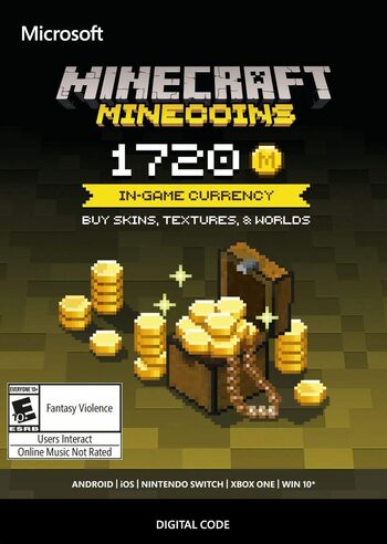 Minecraft Minecoins Pack: 1720 νομίσματα CD Key