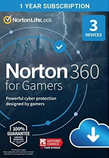 Norton 360 for Gamers 2021 EU Key (1 έτος / 3 συσκευές)