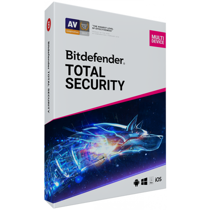 Bitdefender Total Security 2020 - 2019 Key - 5 συσκευές, 90 ημέρες - RoyalKey