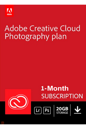 Adobe Photography Plan Συνδρομή 20 GB 1 μήνα Παγκόσμιο κλειδί