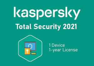 Kaspersky Total Security 2021 1 έτος 1 άδεια λογισμικού Dev CD Key