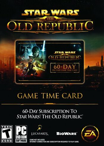 Star Wars: The Old Republic 60 ημέρες κάρτα χρόνου Global Επίσημη ιστοσελίδα CD Key